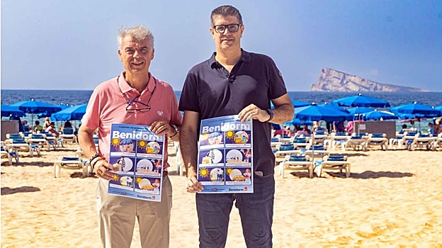 El concejal Jesús Carrobles y el portavoz de los restaurantes de Abreca, Alex Fratini