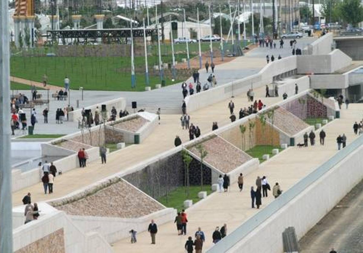 Balcón del Guadalquivir, donde se construirá el tanque de tormentas