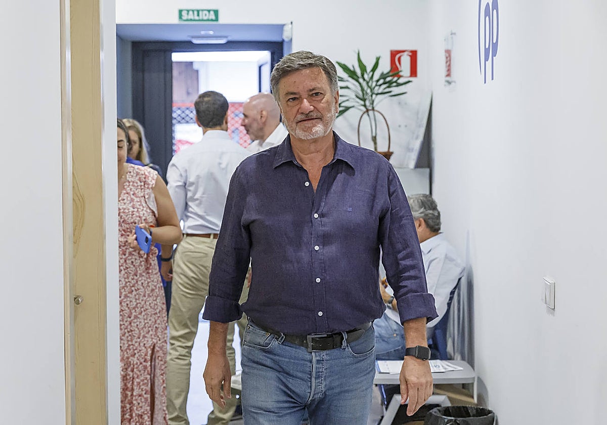 El secretario autonómico del PP en Castilla y León, Francisco Vázquez