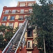 Muere un hombre de 74 años en el incendio de su vivienda en Chamberí