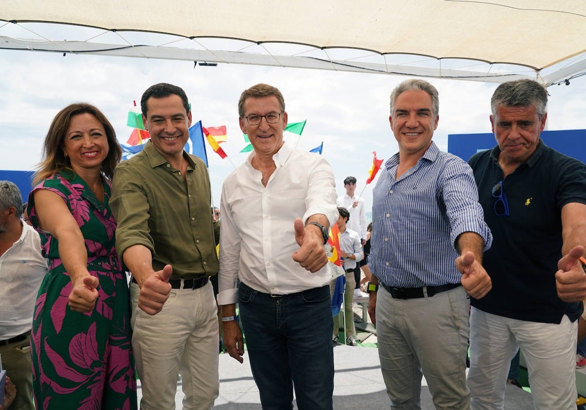 Acto de cierre de campaña del PP en la provincia de Málaga