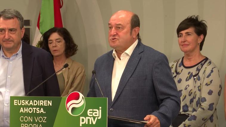 Ortuzar afirma lograr "un balance positivo" que ayudará a seguir defendiendo los intereses vascos