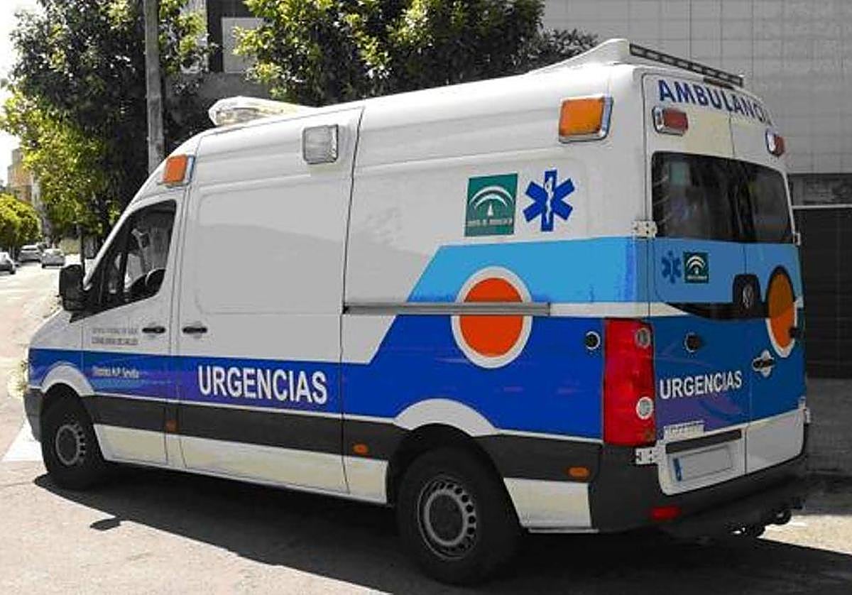 Una ambulancia en una imagen de archivo