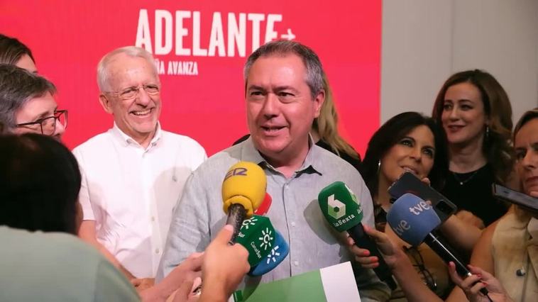 Espadas valora que PSOE-A "recupera pulso" tras tocar "suelo" en 2022
