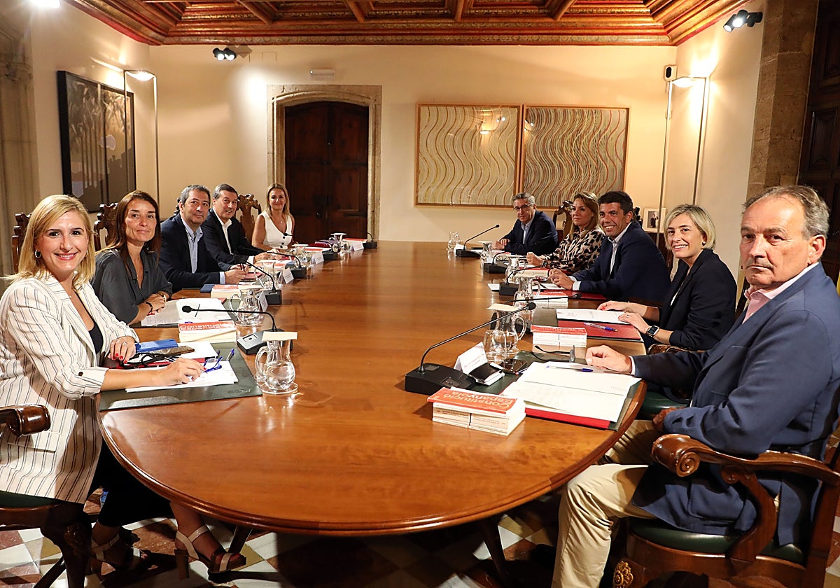 Reunión del Consell celebrada este martes en Valencia