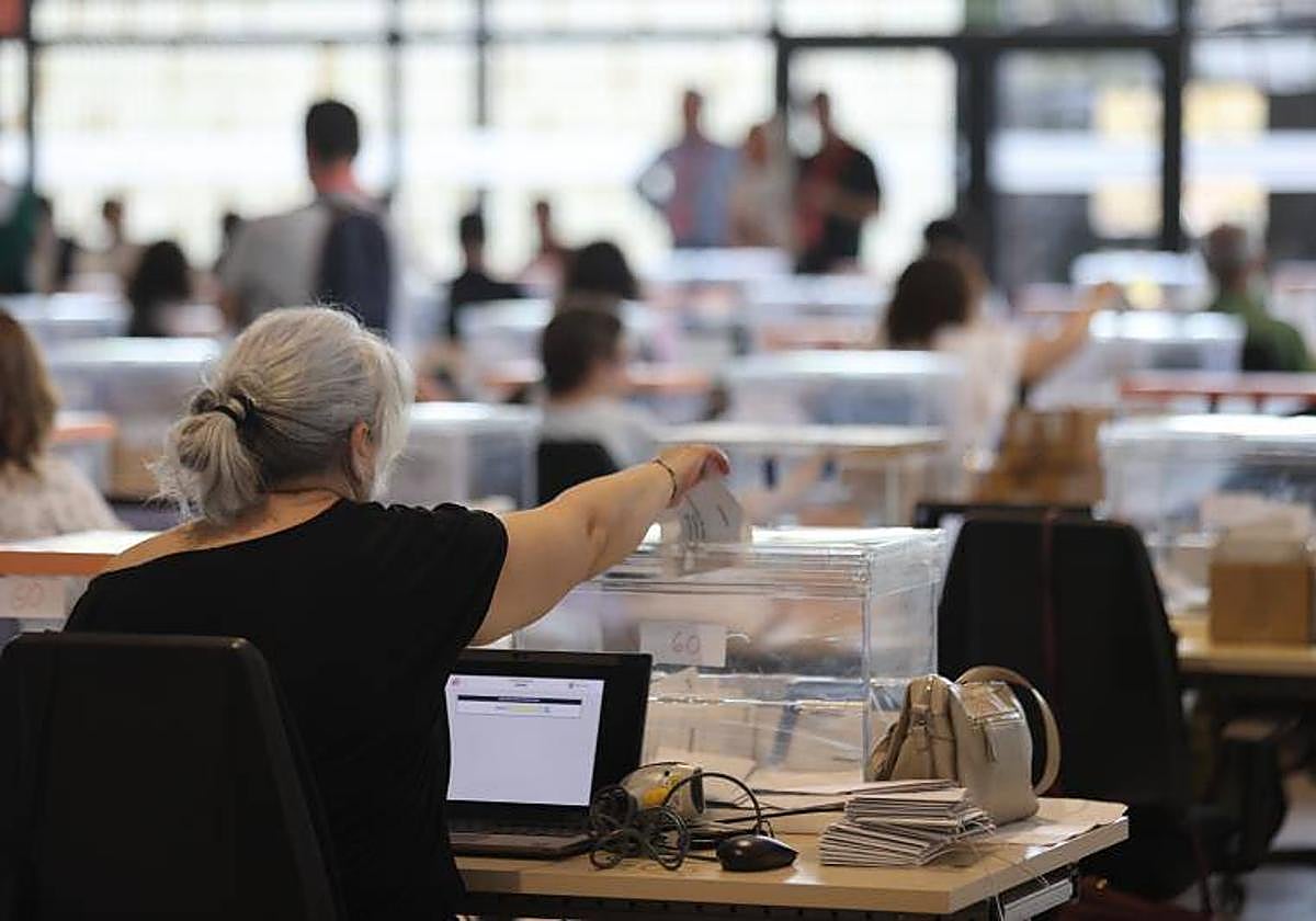 Escrutinio del voto CERA en la Casa de Campo de Madrid