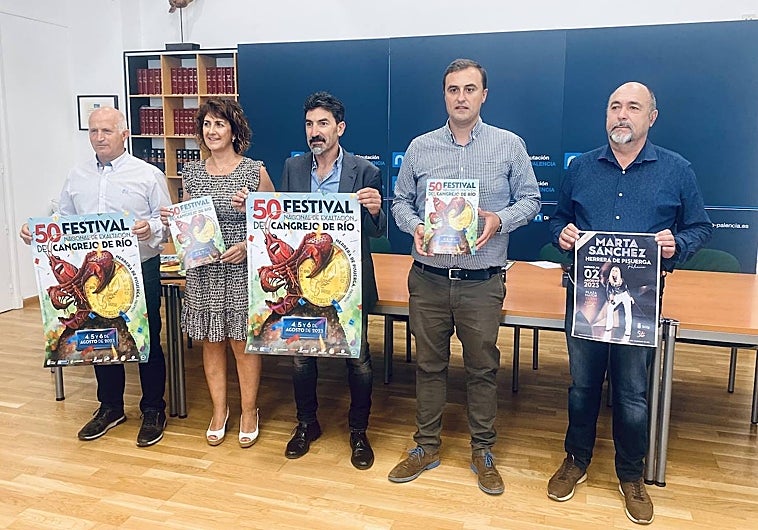 Presentación del 50 Festival Nacional de Exaltación del Cangrejo de Herrera de Pisuerga