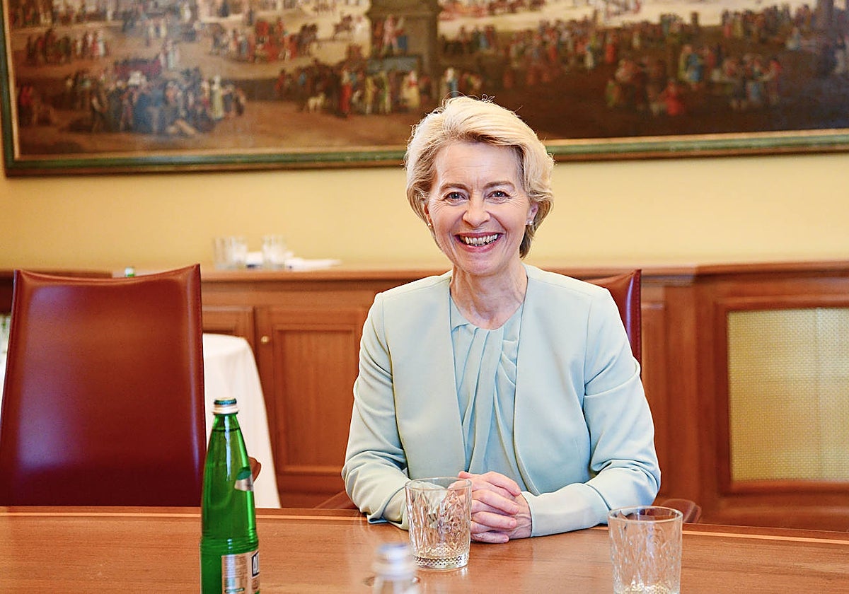 La presidenta de la Comisión Europea, Ursula von der Leyen