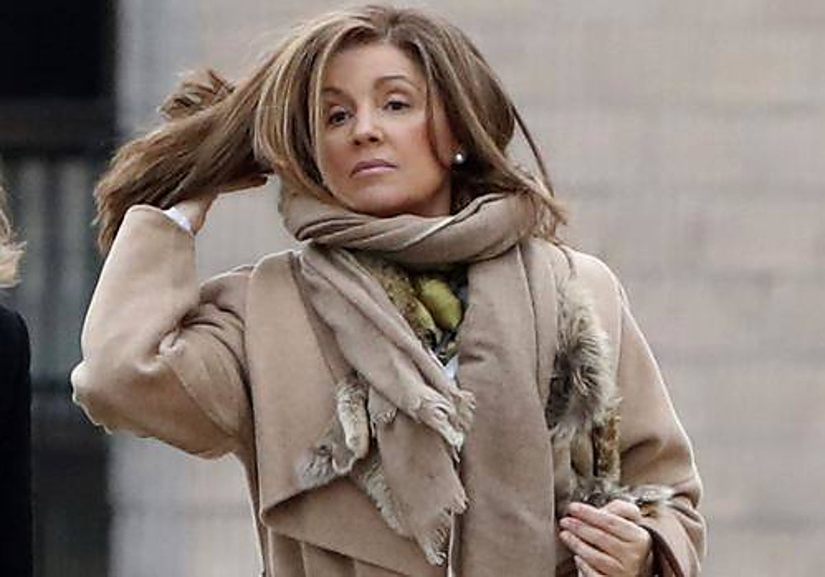 Rosalía Iglesias en una de sus comparecencias en la Audiencia Nacional