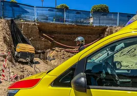 Muere un trabajador en Getafe tras un desprendimiento de tierra en una obra de construcción de viviendas
