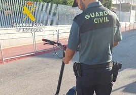 La Guardia Civil alerta sobre el robo de patinetes y bicicletas aparcados a la vista en verano: un último detenido en Benicasim