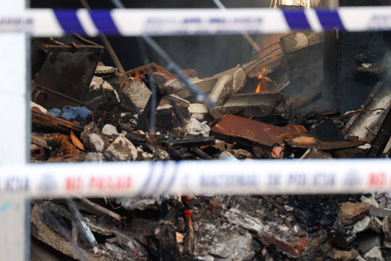 Explosión en un edificio de Valladolid: las fotografías del siniestro