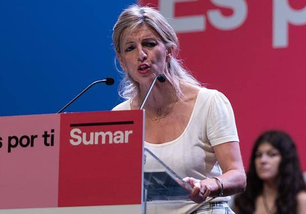 La vicepresidenta segunda y líder de Sumar, Yolanda Díaz