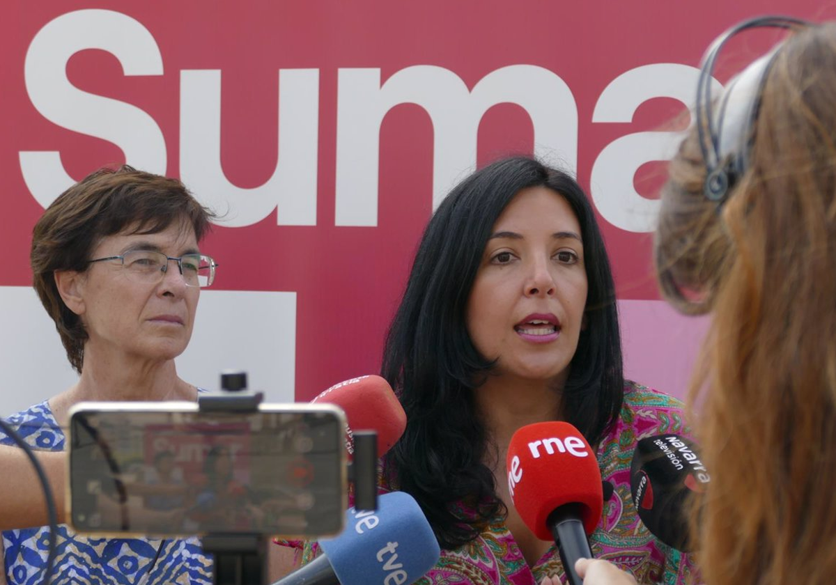 La eurodipitada de Podemos y cabeza de lista de Sumar por Navarra, Idoia Villanueva