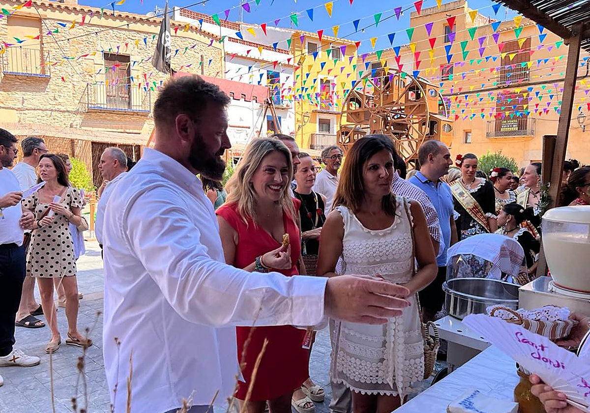 Imagen tomada durante la XXI Mostra d'Oficis Tradicionals de Sant Jordi (Castellón)
