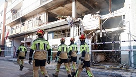 Explosión en un edificio de Valladolid: las fotografías del siniestro