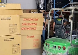 Cae una red dedicada al robo de camiones y la Guardia Civil logra recuperar mercancía por valor de 2,5 millones