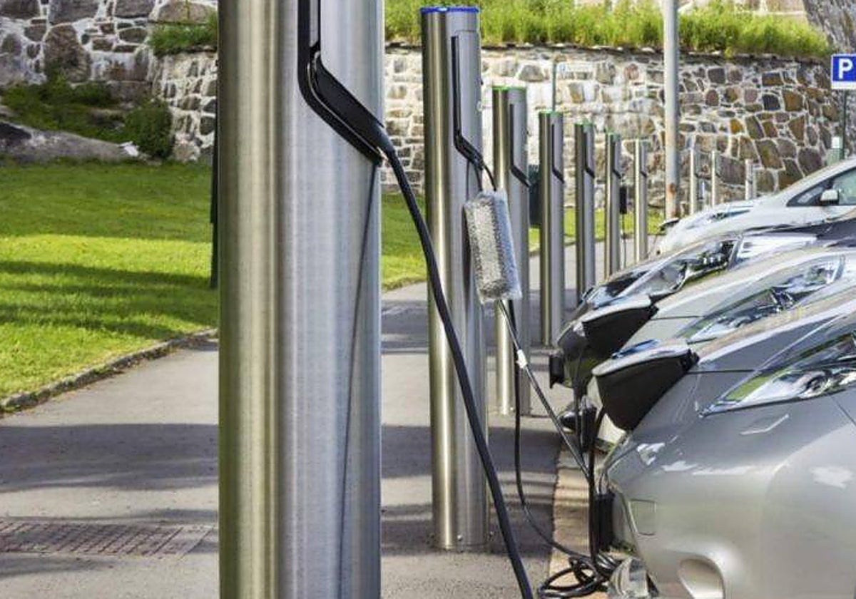 Imagen de un punto de recarga