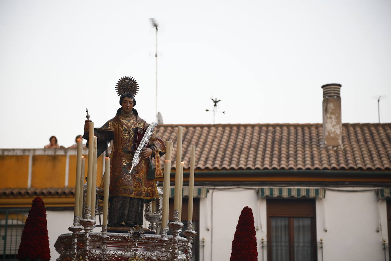 La procesión de San Lorenzo mártir en Córdoba, en imágenes