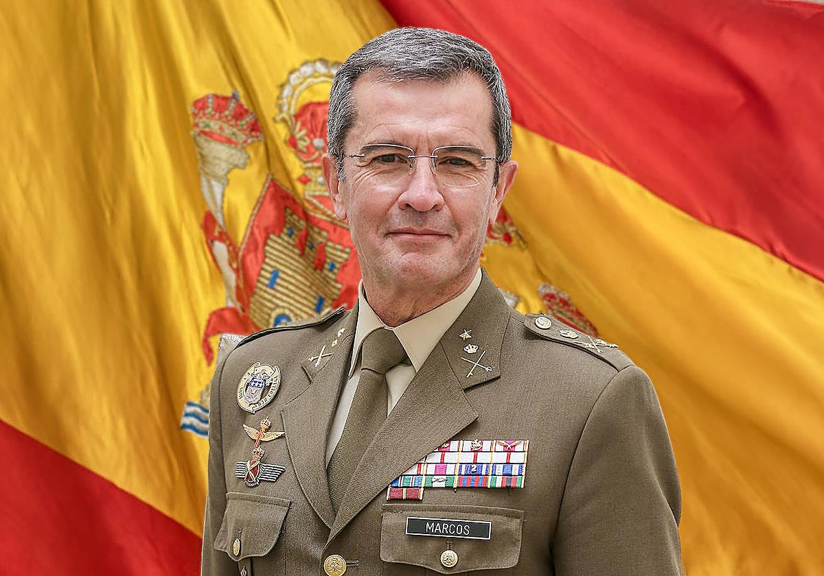 El general de división Javier Marcos Rodríguez