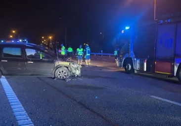 Muere el niño de dos años que resultó herido muy grave tras impactarle la pieza de un vehículo en un accidente