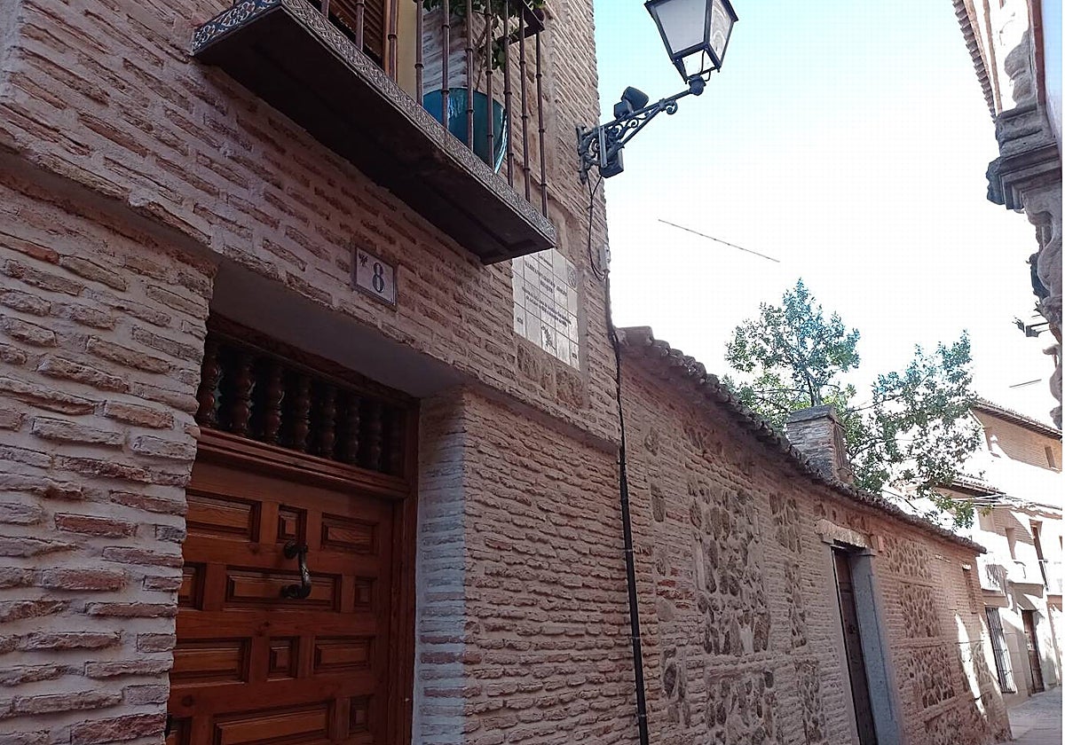 Casa del Laurel, en Toledo, donde el poeta vivió más de un año