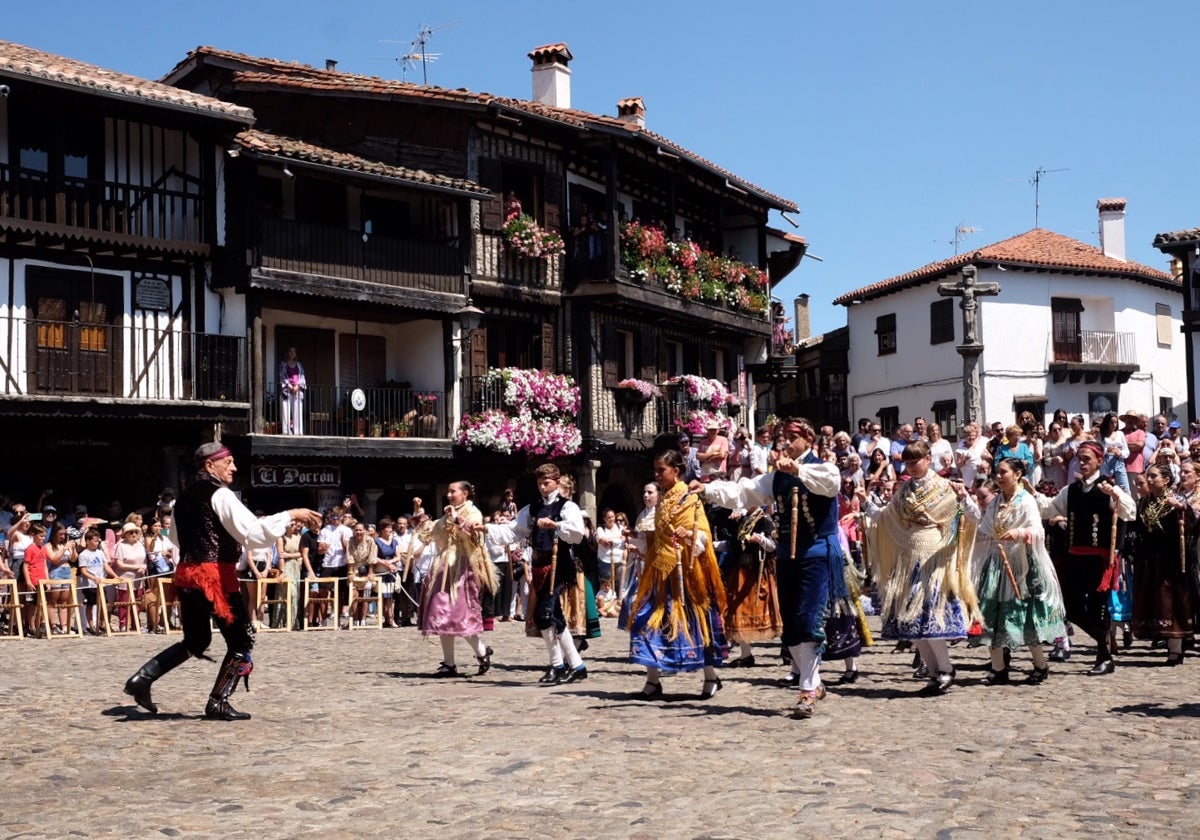 Celebración del Digosto en La Alberca Salamanca en una imagen del año pasado