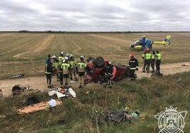 Fallecen una menor y una joven de 26 años en un accidente de tráfico en la AP-1 en la provincia de Burgos