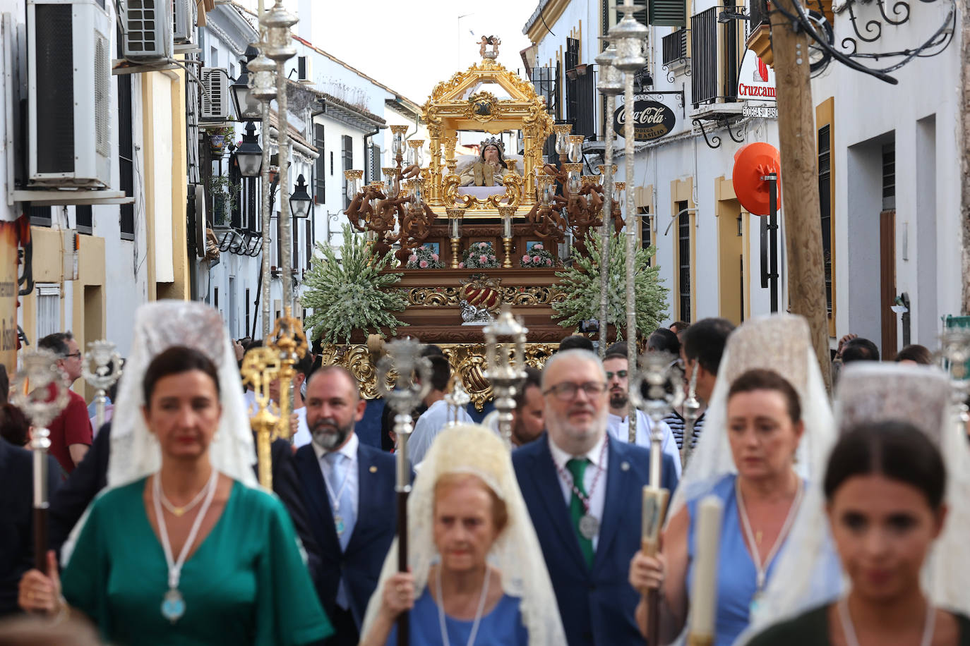 La procesión de la Virgen de Acá de Córdoba, en imágenes