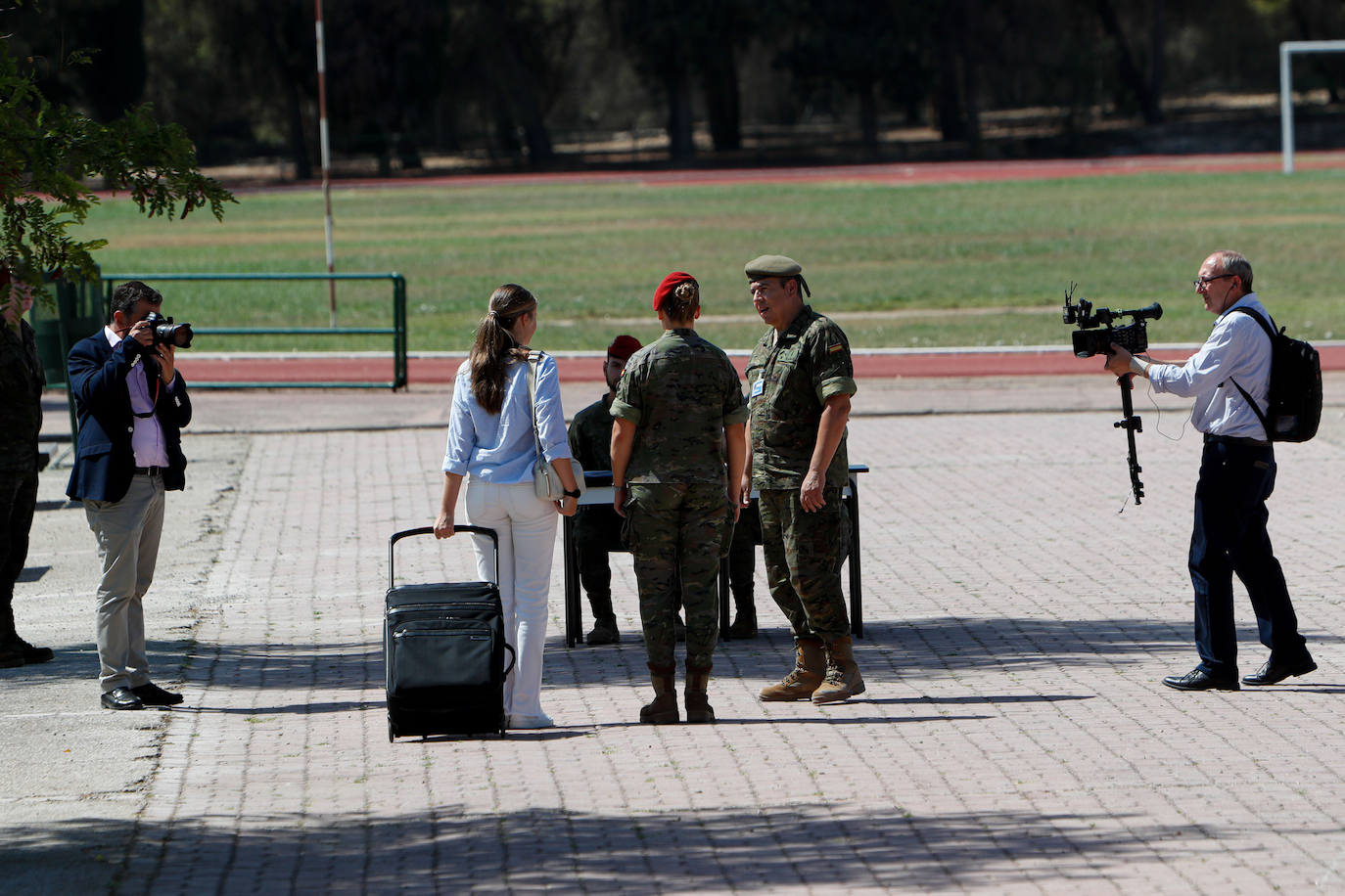 La Princesa Leonor inicia su formación militar en la Academia de Zaragoza