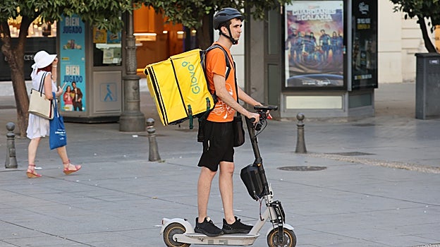 Un 'ríder' en Las Tendillas