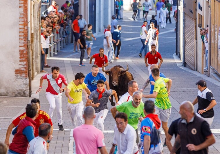 Clausura de las fiestas de Cuéllar, en una imagen de archivo