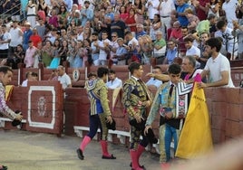 Esteban Gordillo, con dos orejas, sale por la puerta grande en Toledo