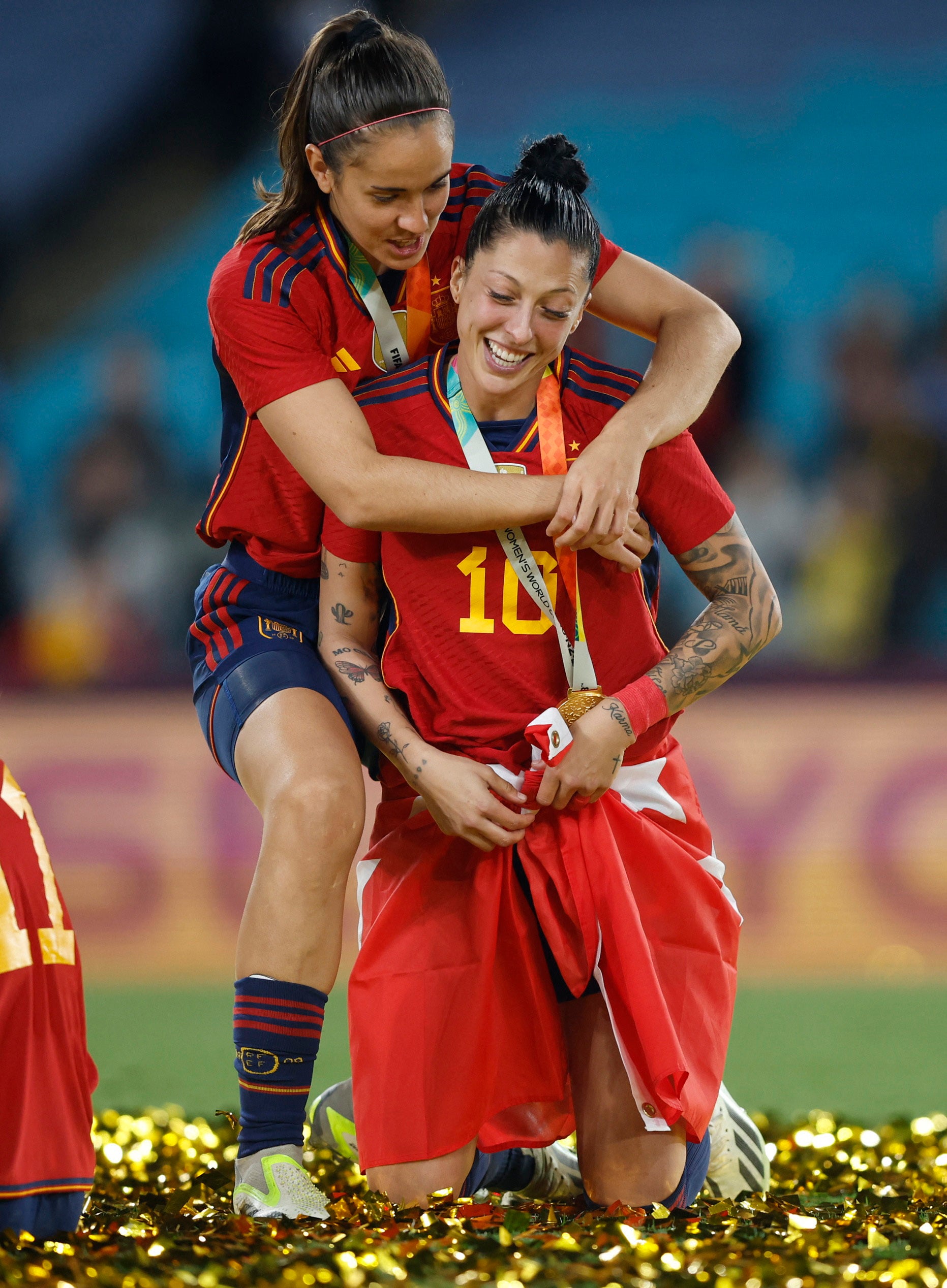 La celebración del título mundial de Rocío Gálvez, en imágenes