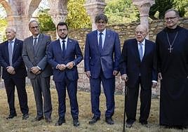 Puigdemont se cita con Aragonès, Pujol y Torra cerca de la frontera