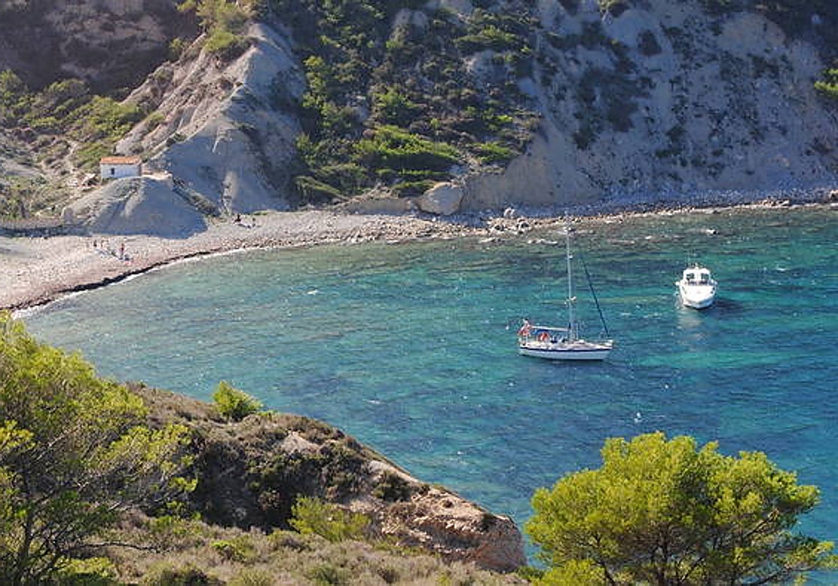 Imagen de archivo de la Cala Sardinera de Jávea