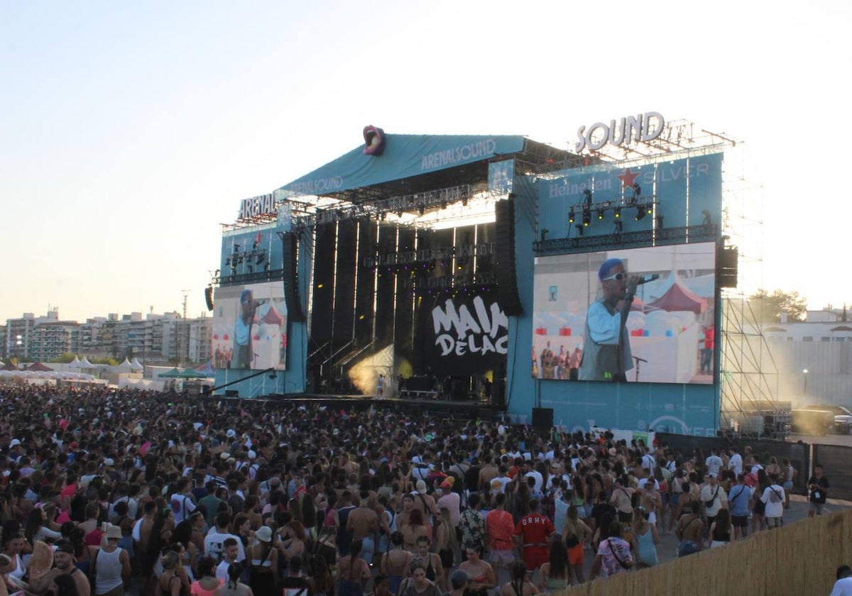 Imagen de archivo del festival Arenal Sound