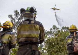 Susto en Santa Úrsula por la reactivación del incendio forestal en Tenerife