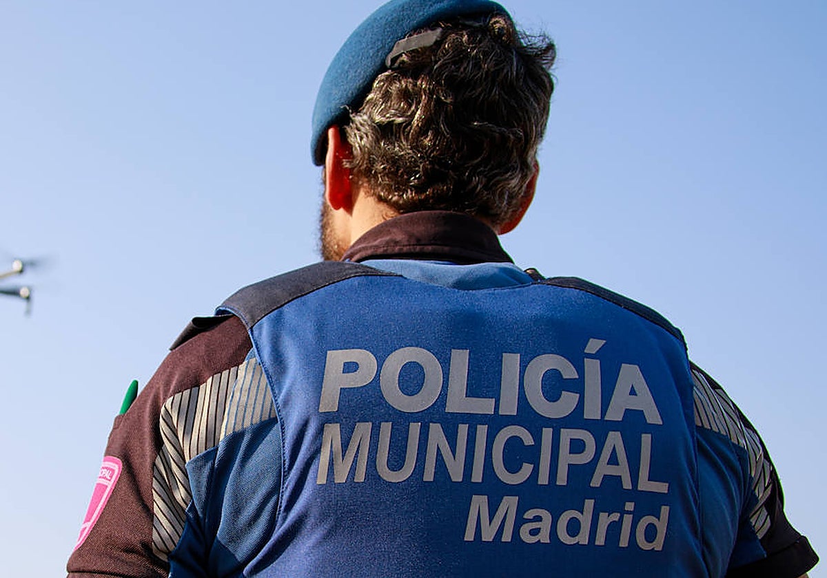 Imagen de archivo de un agente de la Policía Municipal de Madrid