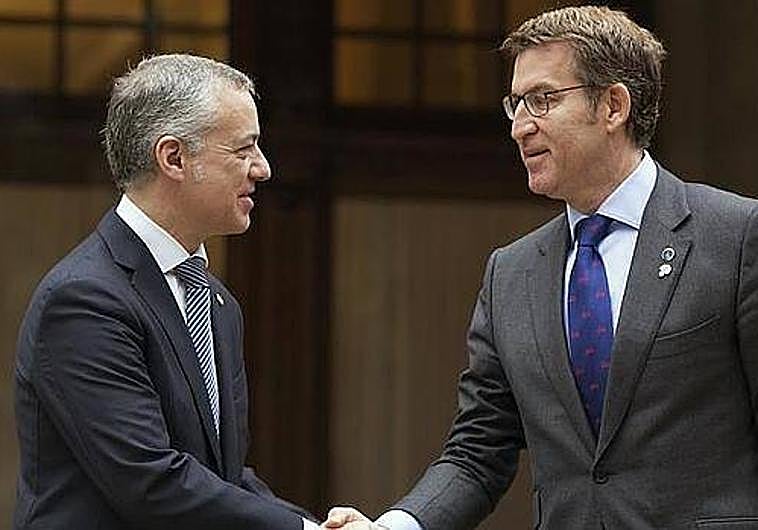 Iñigo Urkullu junto a Alberto Núñez Feijóo en una imagen de archivo
