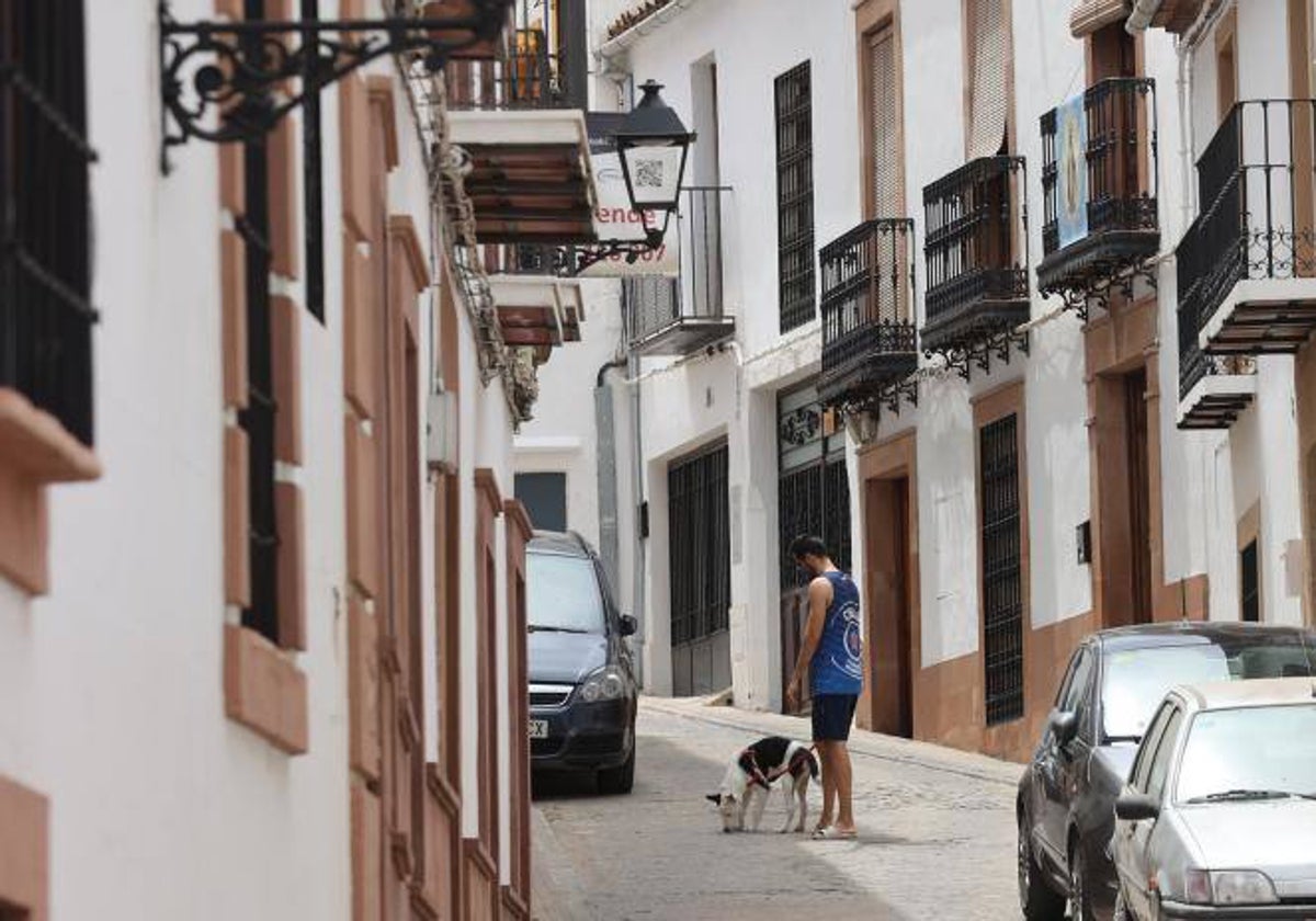 Calle de la localidad cordobesa de Montoro en una imagen reciente
