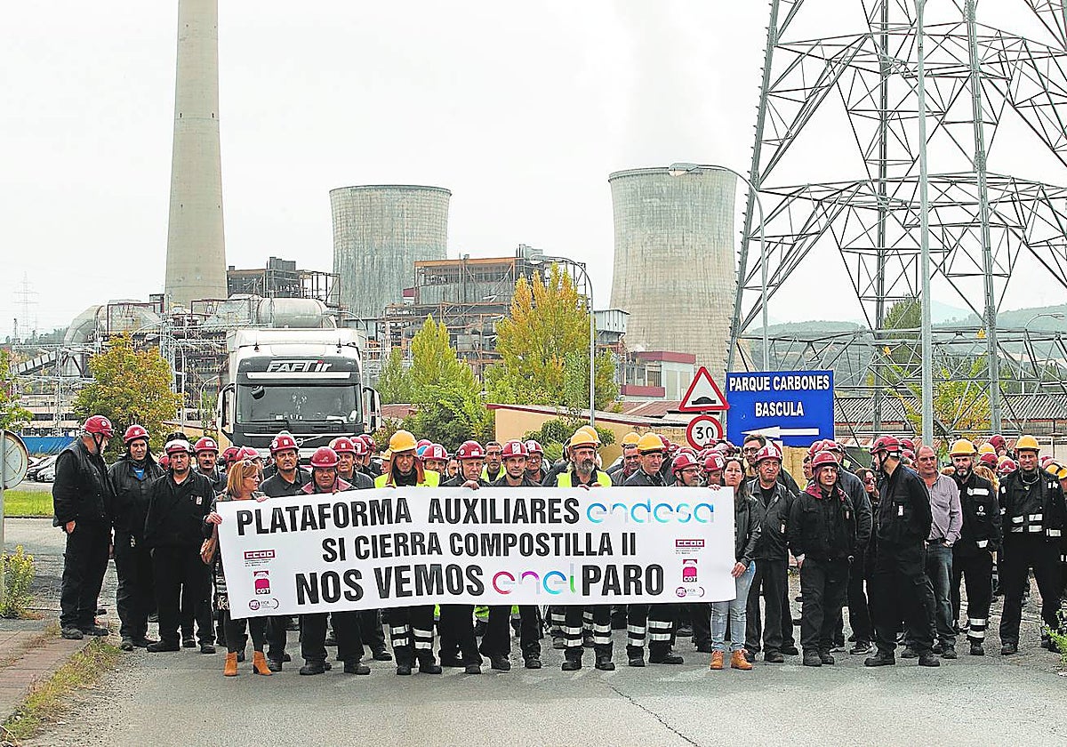 Concentración en 2019 frente a Compostilla II