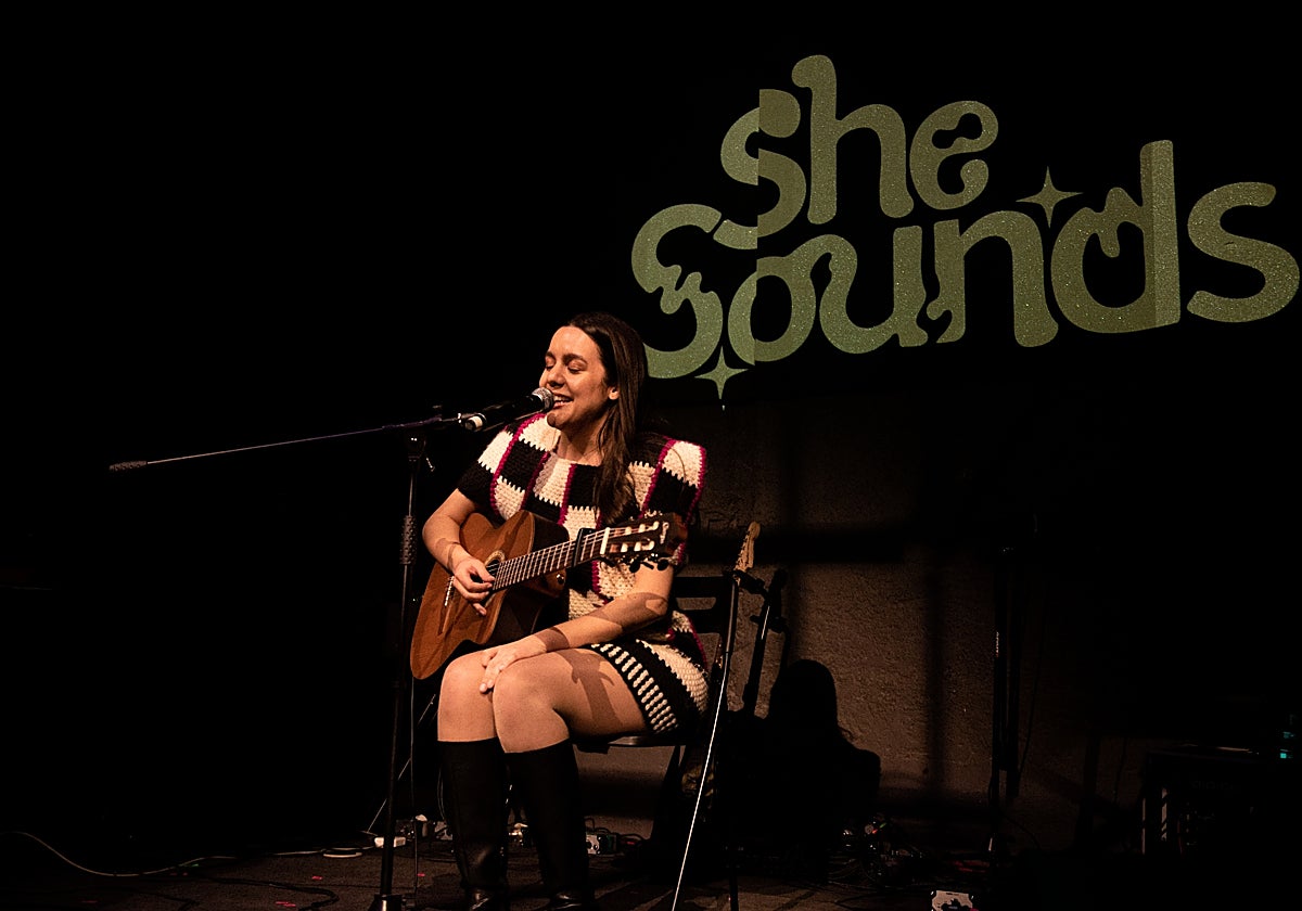Valeria Castro, en una de las actuaciones del She Sounds de 2022