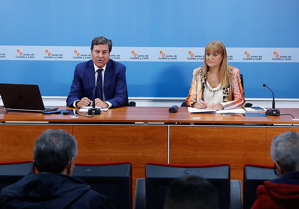 Carriedo, este lunes en rueda de prensa en Valladolid