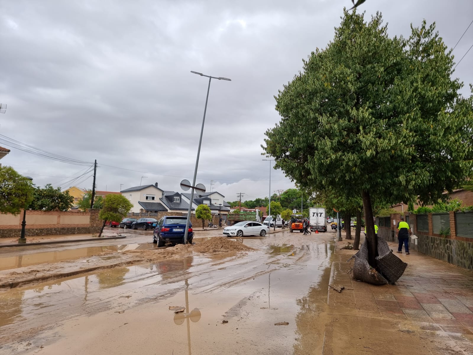 El Álamo, una de las zonas más afectadas