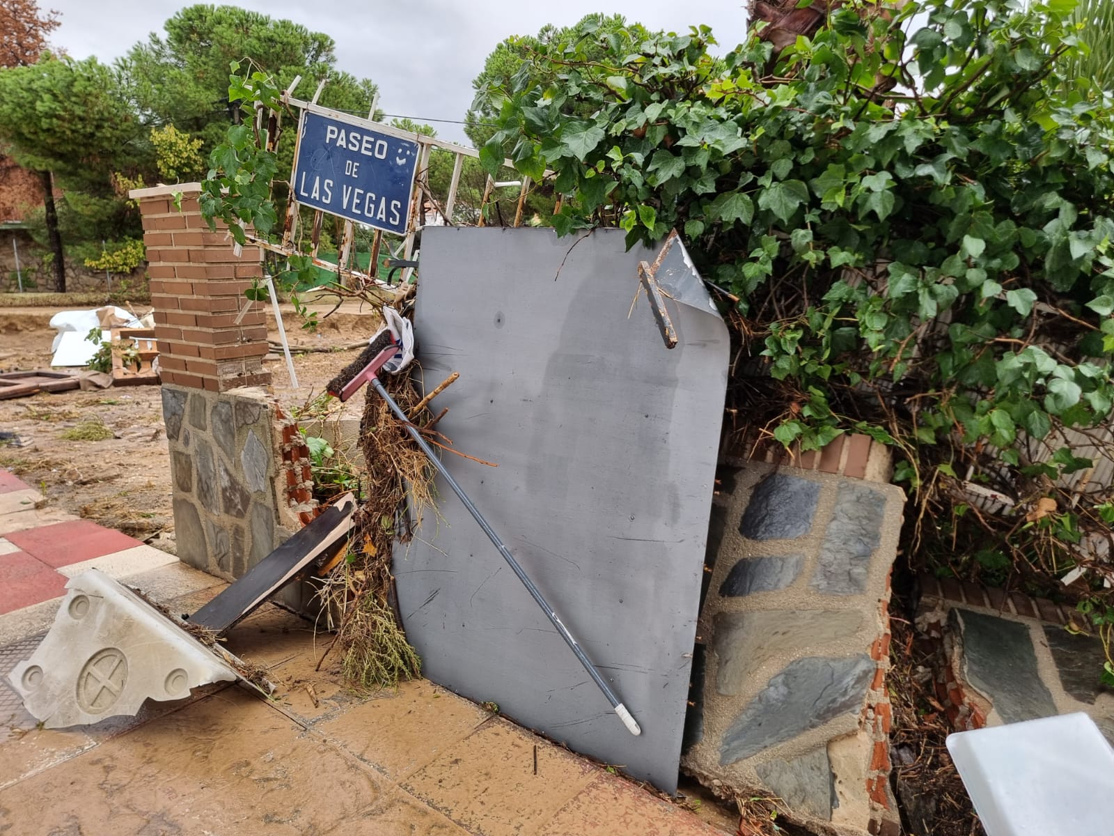 Los límites de las viviendas, arrastrados por las corrientes