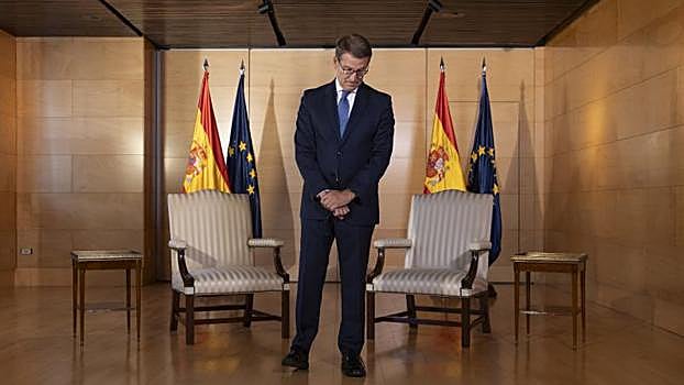 Feijóo, tras la reunión con Sánchez la semana pasada