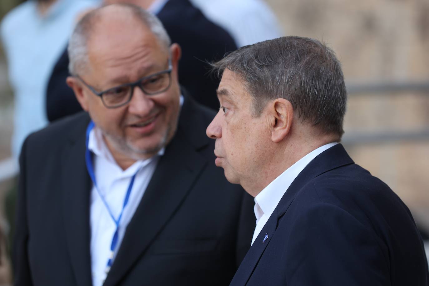 La visita de los ministros de Agricultura de la UE a la innovadora finca de Rabanales