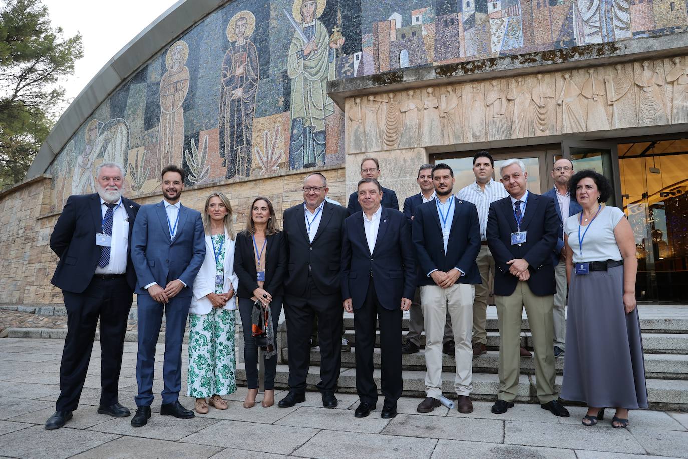 La visita de los ministros de Agricultura de la UE a la innovadora finca de Rabanales
