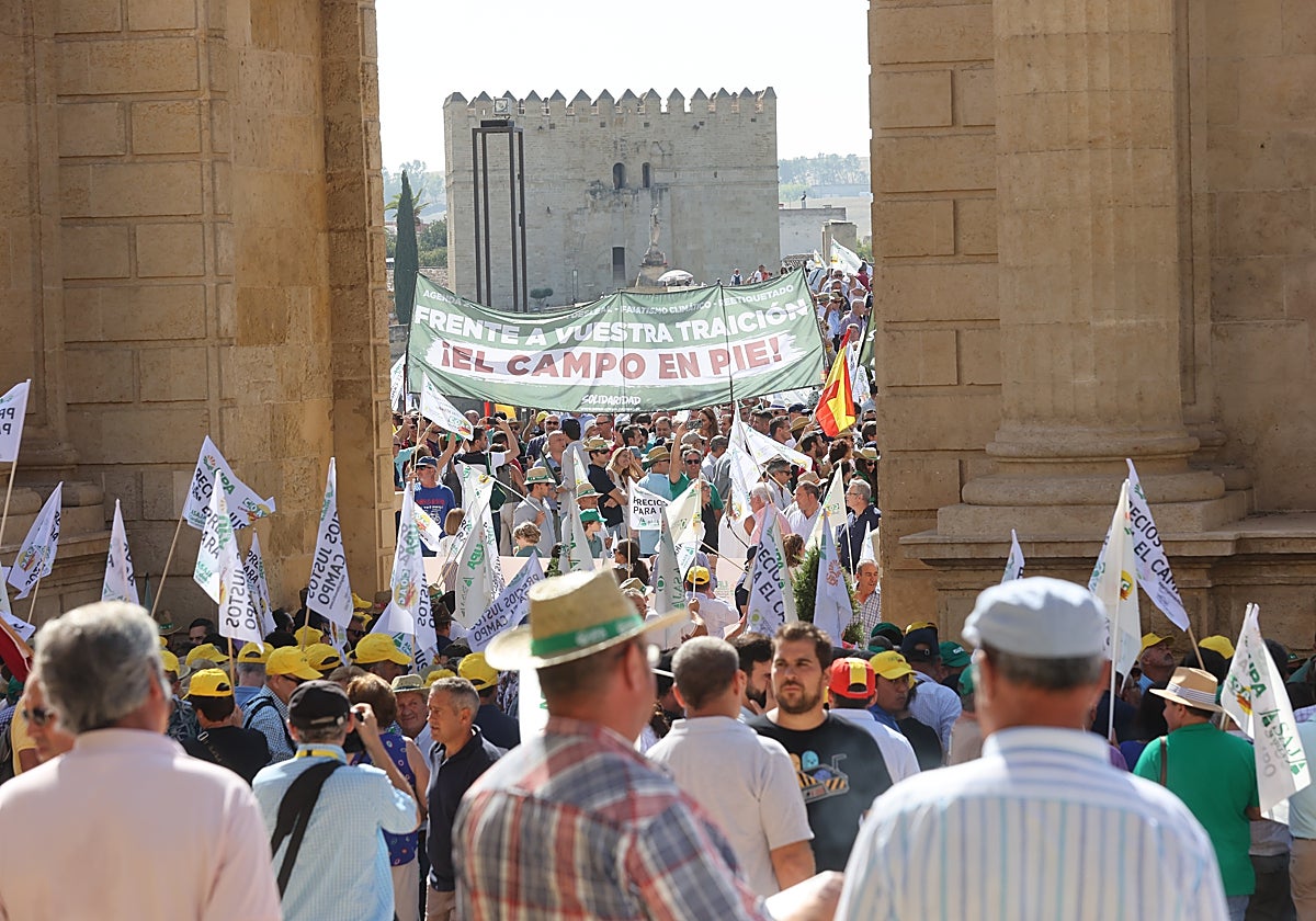 Asistentes a la convocatoria de agricultores y ganaderos